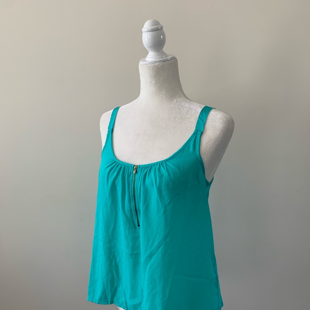 Express - Aqua Sleeveless Top - Medium